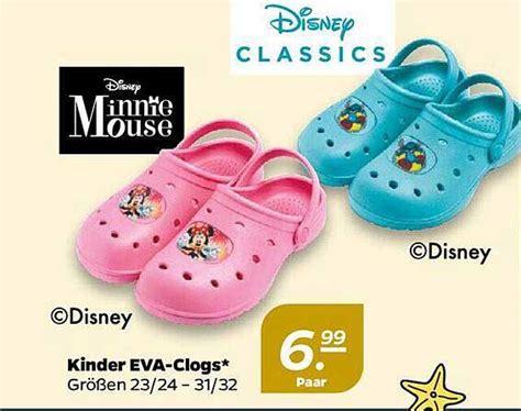 Disney Minnie Mouse Kinder Eva Clogs Angebot Bei Netto 1prospekte De