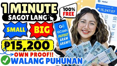 15 200 FREE GCASH DIRECT PAYOUT LEGIT 1 DAY ONLY WITH OWN PROOF OF