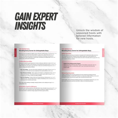 The New Hosts Checklist Expert Insights and Essential Product ...