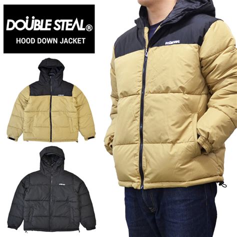 DOUBLE STEAL ダブルスティール ジャケット HOOD DOWN JACKET 中綿ジャケット ナイロンジャケット メンズ M