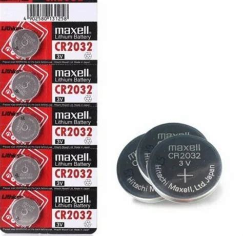 Lithium Maxell Ml Ml Rechargeable Cell Size Coin Battery At