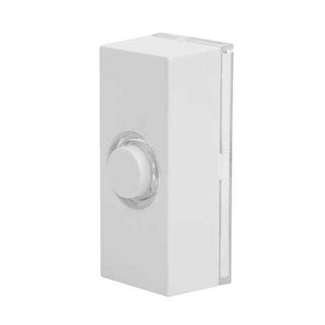 Friedland Lightspot Bell Push White D534w Cef