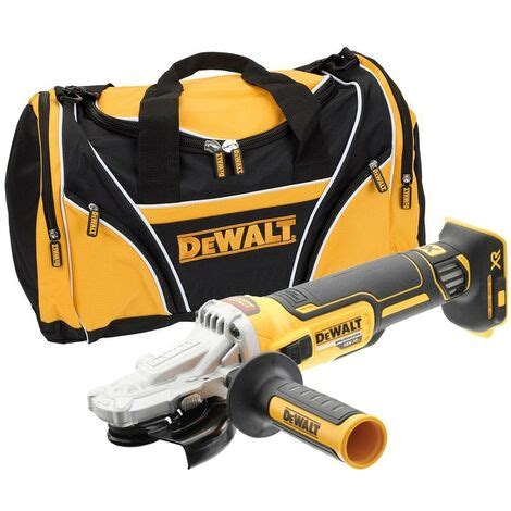 Dewalt DCG405FN 18v XR Brushless Cordless 125mm Flathead Angle Grinder