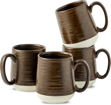 Amazon Hasense Ceramic Coffee Mug Set Of Oz Coffee Cups With