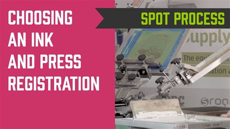 select ink  registering  color process screen printing