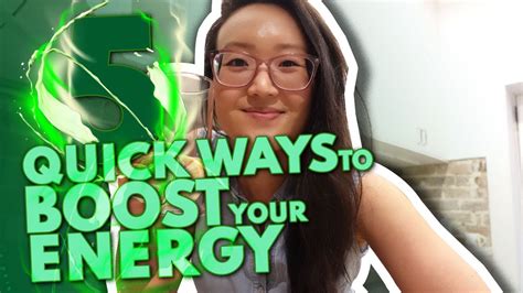 5 Quick Healthy And Effective Ways To Boost Your Energy And Increase