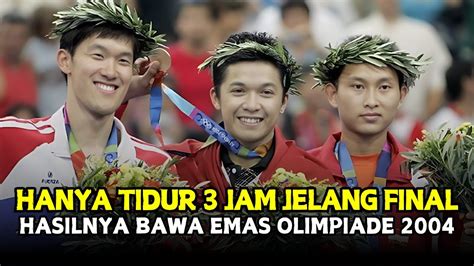 Heroik Inilah Kisah Taufik Hidayat Hanya Tidur Jam Hingga Raih Emas