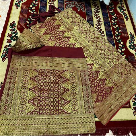 Jual Couple Songket Rumpak Tanjak Kain Cewek Shopee Indonesia