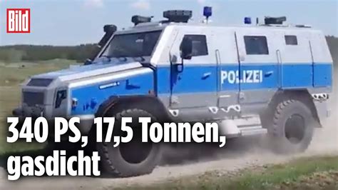 Das Panzer Biest Der Polizei Der M Chtigste Einsatzwagen Deutschlands