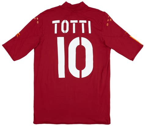 2004 05 Roma Home Shirt Totti 10 5 10 L