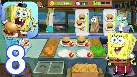 SpongeBob Krusty Cook Off Max LeveI Gameplay Walkthrough Part 8