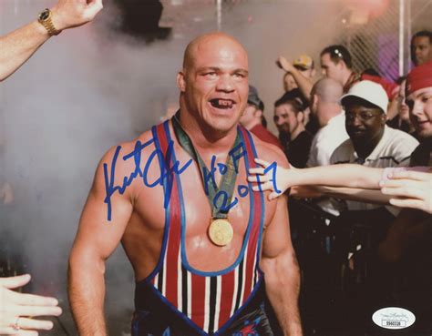 Kurt Angle Signed 8x10 Photo Inscribed HOF 2017 JSA Pristine Auction