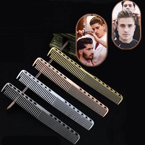 Aluminum Metal Cutting Comb Hair Hairdressing And Barbers Salon Professional Combs Wish