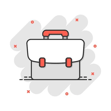 Premium Vector Vector Cartoon Suitcase Icon In Comic Style Luggage