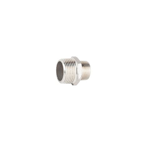 Adaptador Nipel Reto Macho Bspt X Macho Bspt Inox Mannes