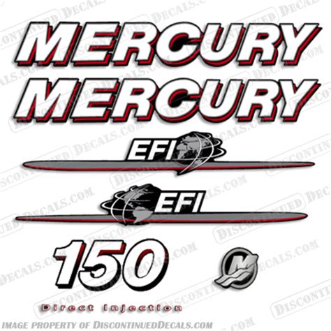 Mercury 150hp Efi Decal Kit