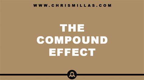 compound effect      chrismillascom