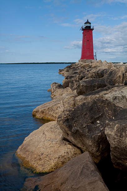 20 Manistique Lighthouse Photos Stock Photos Pictures And Royalty Free