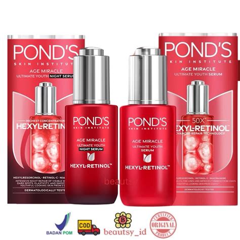 Ponds Age Miracle Ultimate Youth Serum Hexyl Retinol Gr Gr Anti