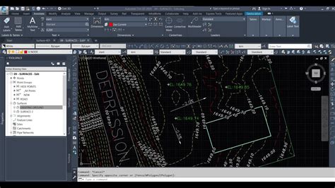 Adding Surface Labels In Autocad Civil D Youtube