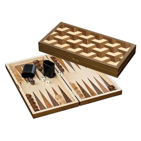 Backgammon Coffret Magnétique Jeux de société Jeux traditionnels