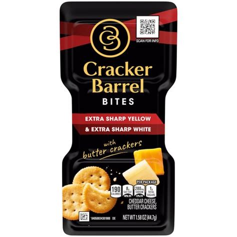 Cracker Barrel Extra Sharp Cheddar Cheese Bites