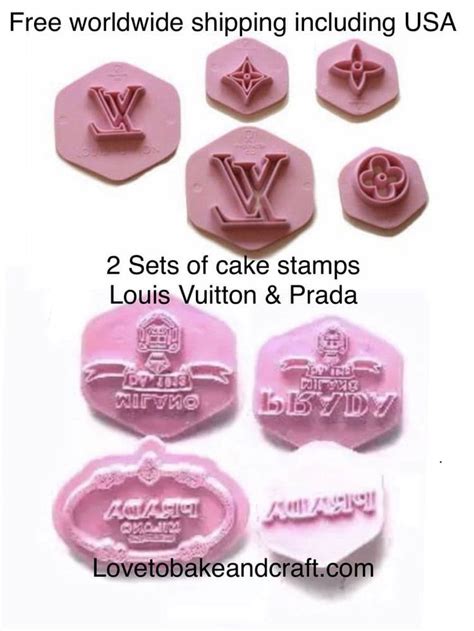 Louis Vuitton Cupcake Stencils Designs Semashow