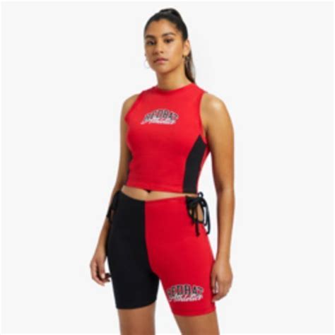 Redbat Athletics Womens Redblack Cycling Shorts Offer At Sportscene