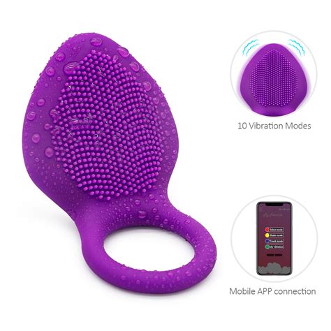 Waterproof Vibrator For Men Harder Longer Stronger Enhancing Wireless App Bluetooth 10 Vibration