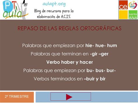 Repaso De Las Reglas Ortogr Ficas Ppt Descargar