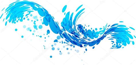 Wave splash on white Stock Photo by ©appelsina 127641002