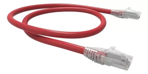 Patch Cord Cat6 1 M U Utp Gigalan Vermelho Furukawa MercadoLivre