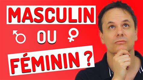 Comment savoir si c est Masculin ou Féminin en Français 5 Astuces Très