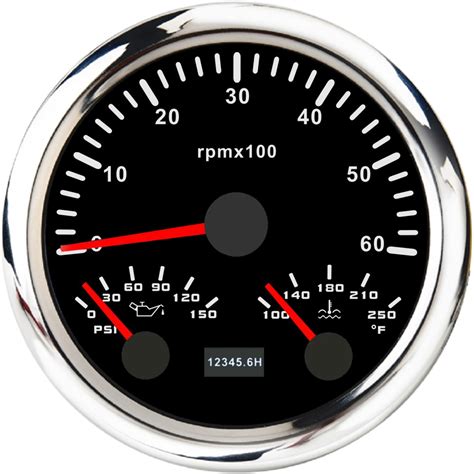 ELING 85mm CX ROTP 3 In 1 Multifunction Gauge