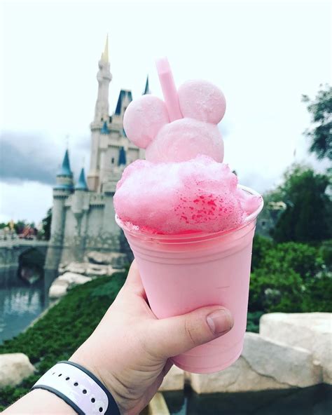 Delicious Millennial Pink Milkshake With Cotton Candy And Marshmallows