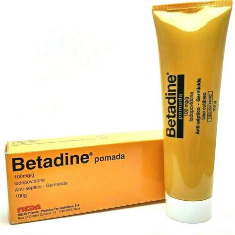 Betadine Ointment 10% Povidone Antiseptic Cream Skin Infection Wounds ...