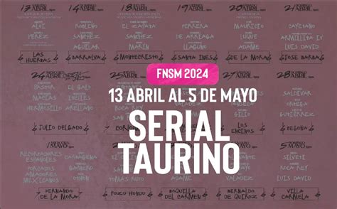 Cartel Taurino De La Feria Nacional De San Marcos 2024 Feria San Marcos