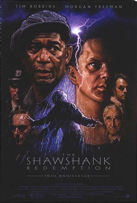 Shawshank Redemption 10th Year Anniversary Original Movie Poster Single Sided 27×40 Inches