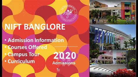 Nift Bangalore Admission Information 2020 Campus Fee Structure Seats Cutoff 2020 Youtube