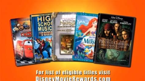 Disney Movie Rewards Promo 2007 Fast Youtube