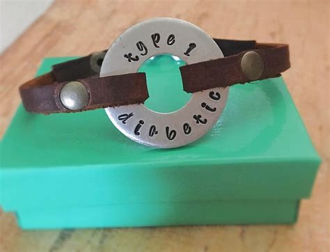 Medical Alert Bracelet Leather Medical Bracelet Fashionable - Etsy