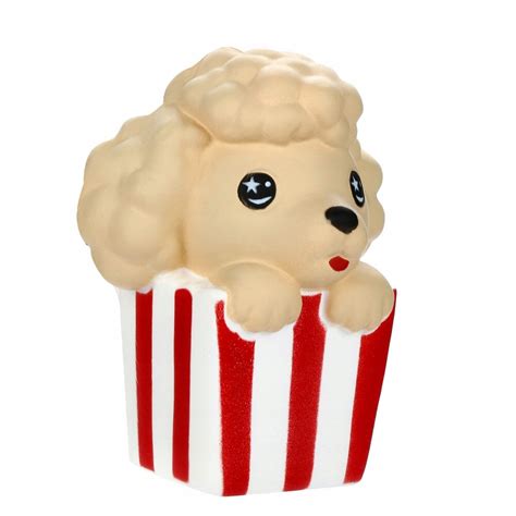 PUDEL POPCORN Pies Piesek SQUISHY Jumbo Gniotek 10901886875