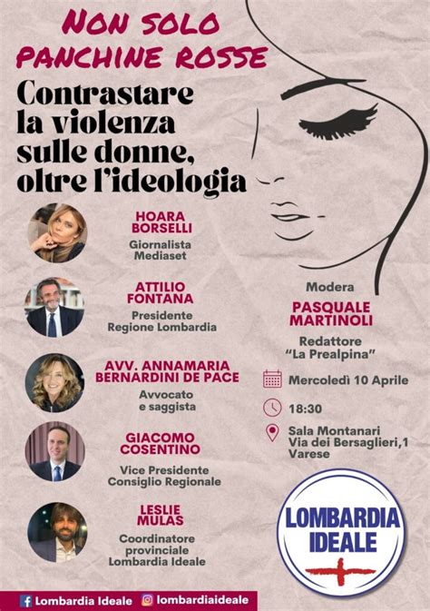 Violenza Sulle Donne Convegno Di Lombardia Ideale A Varese