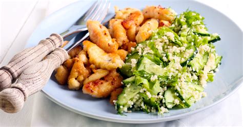 Mustard And Honey Glazed Chicken With Cucumber Couscous Salad 1 Hr 10