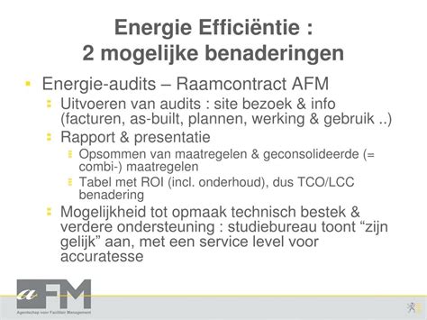 Ppt Energie Efficiëntie 2 Mogelijke Benaderingen Powerpoint