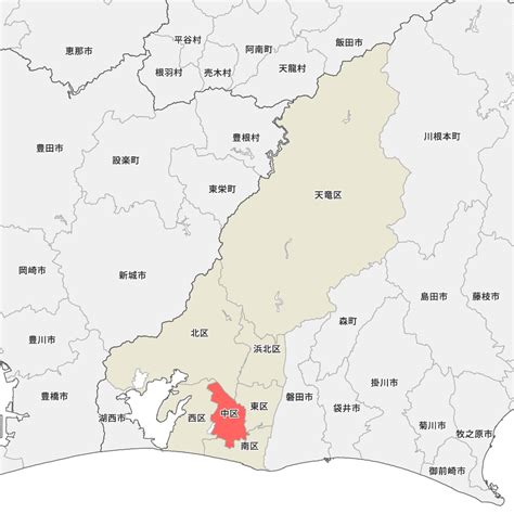 静岡県浜松市中区の地図 Map It マップ・イット