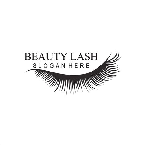 Premium Vector Eyelash Extension Logo Design For Beauty Fashion With