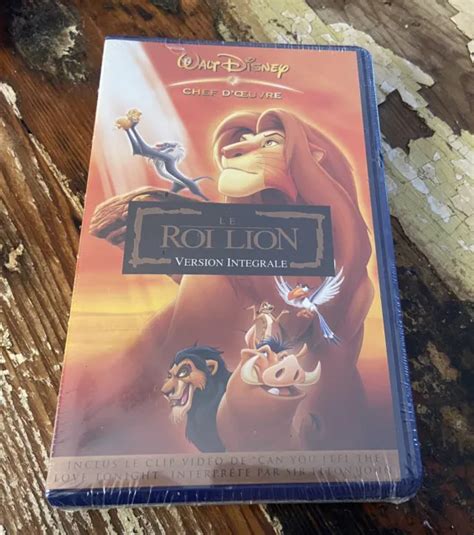 THE LION KING VHS Le Roi Lion Walt Disney Sealed Package Rare