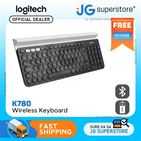 Logitech K780 Multi Device Wireless Bluetooth Keyboard W Quiet Keys