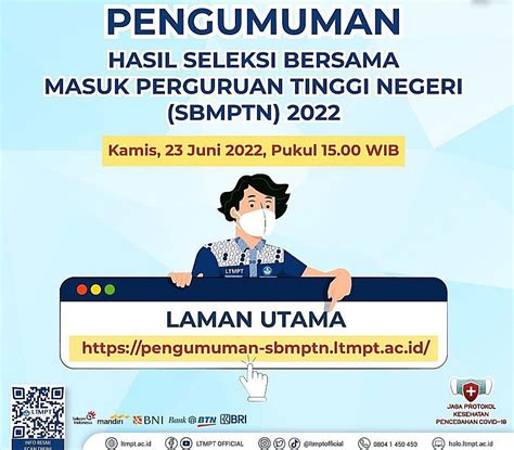 Pengumuan SBMPTN 2022 Di LTMPT Jam Berapa Ini 32 Mirror Link UI Hingga